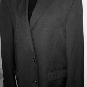 George Men's two Button Black Sport Jacket 44R